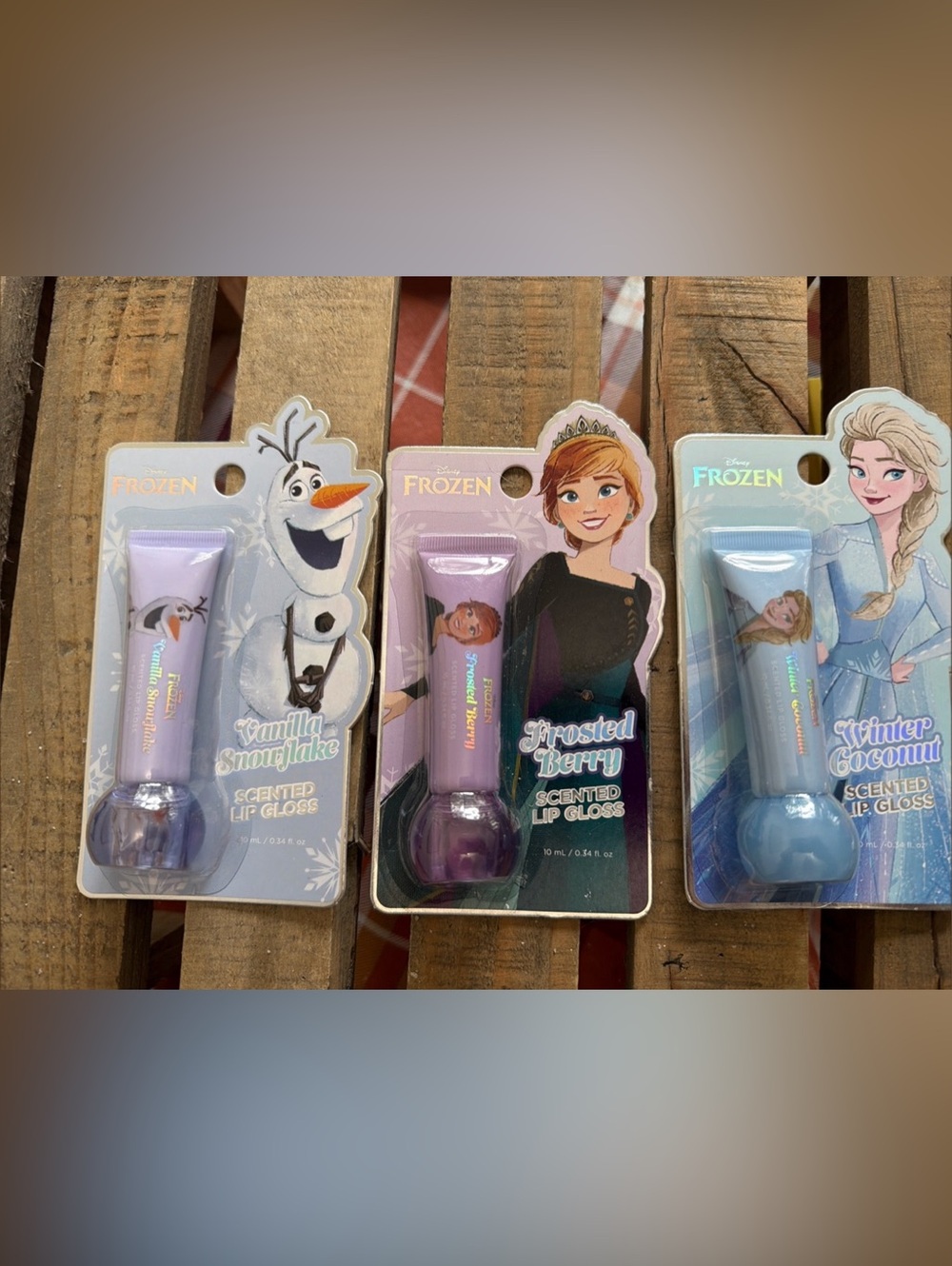 Disney Frozen Scented Lip Gloss Set of 3
